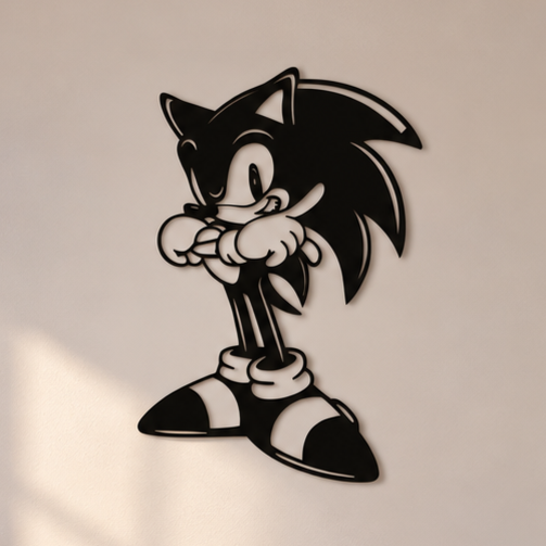 Sonic Character Wall Art