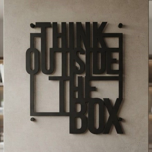 Think Outside The Box Wall Art