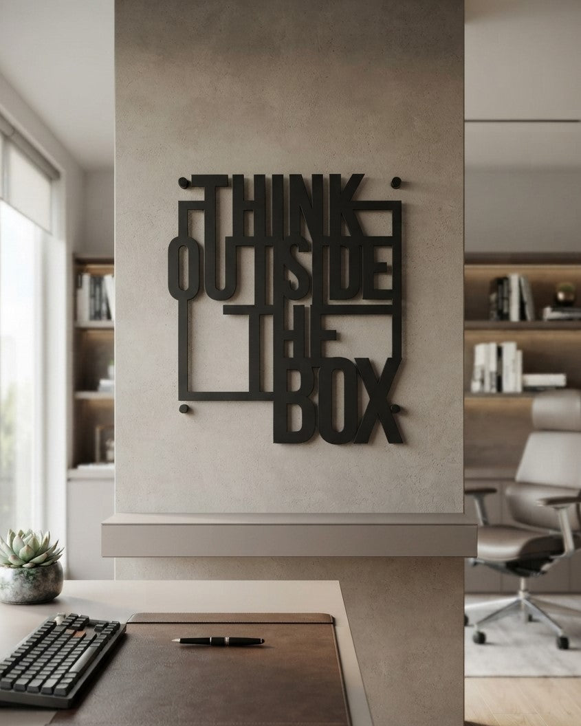 Think Outside The Box Wall Art