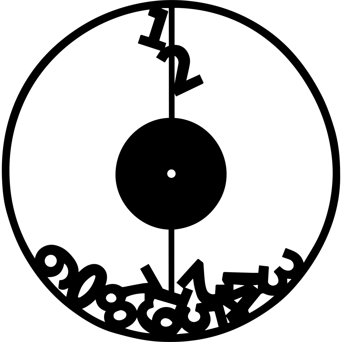 Jumbled Numbers Wall Clock