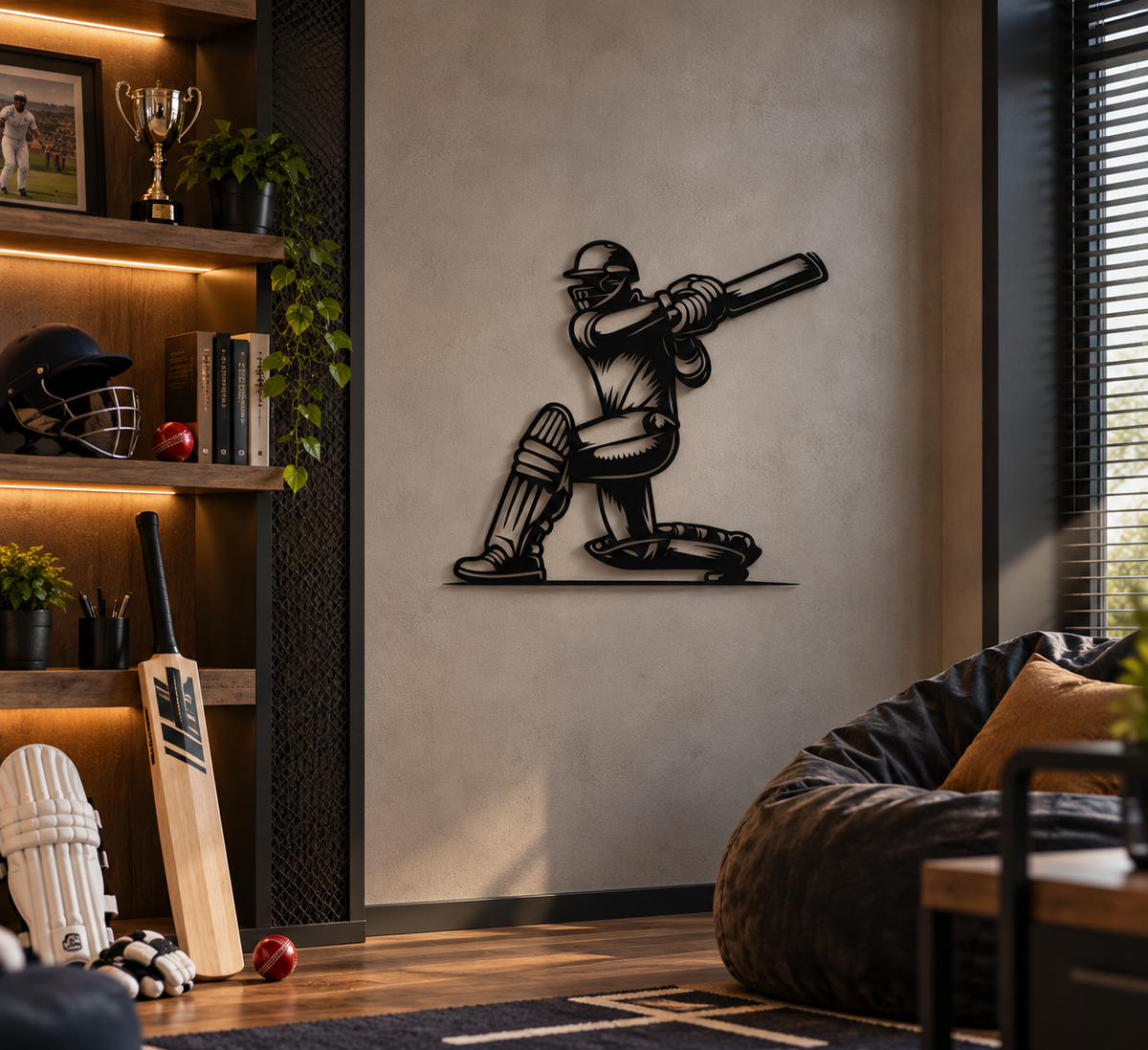 Cricket Batsman Wall Art