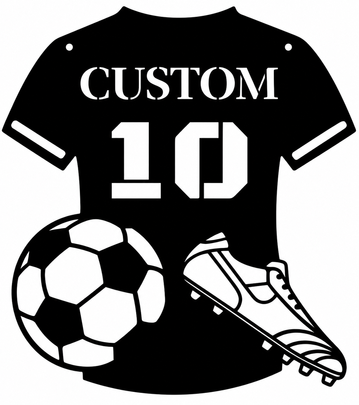 Custom Football Jersey Wall Art