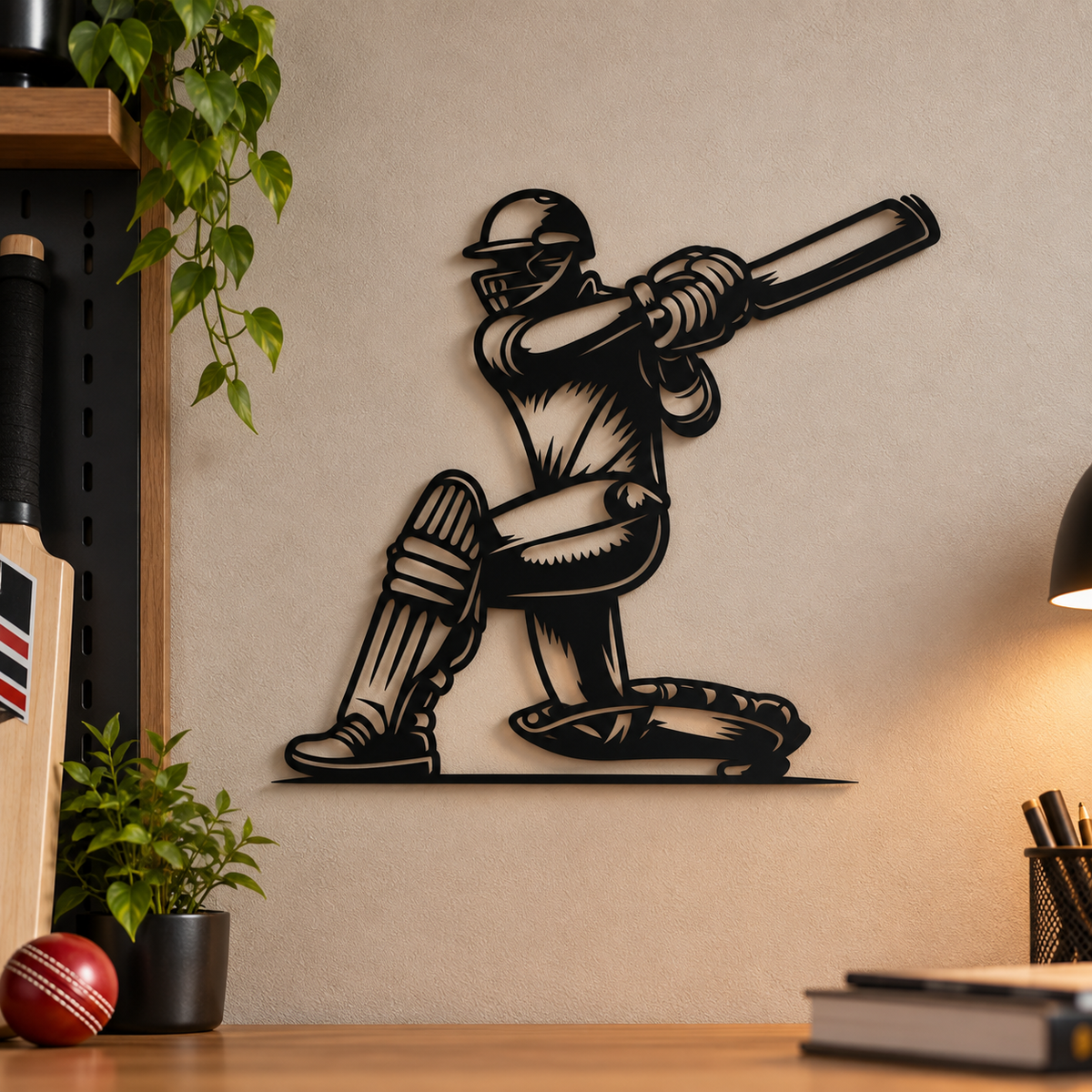 Cricket Batsman Wall Art