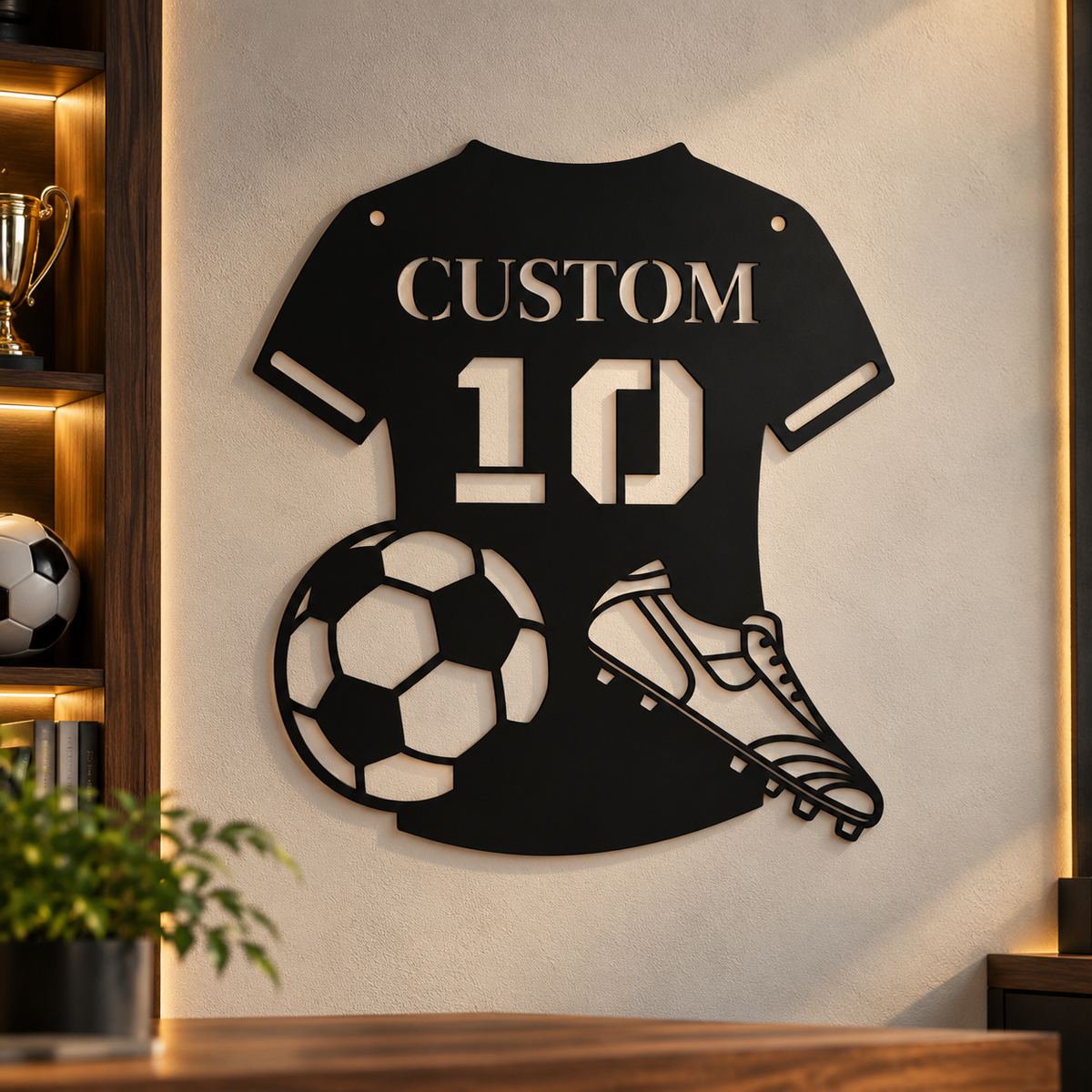 Custom Football Jersey Wall Art