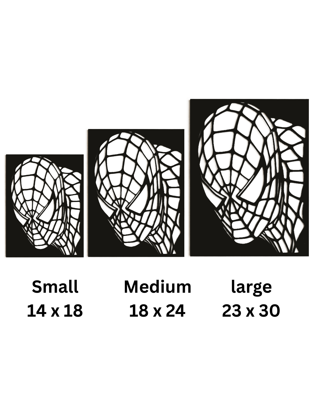 Spider-Man Mask Close-Up Metal Wall Art, Unframed Sign