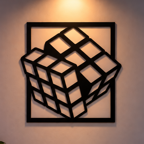 Rubik's Cube Wall Art