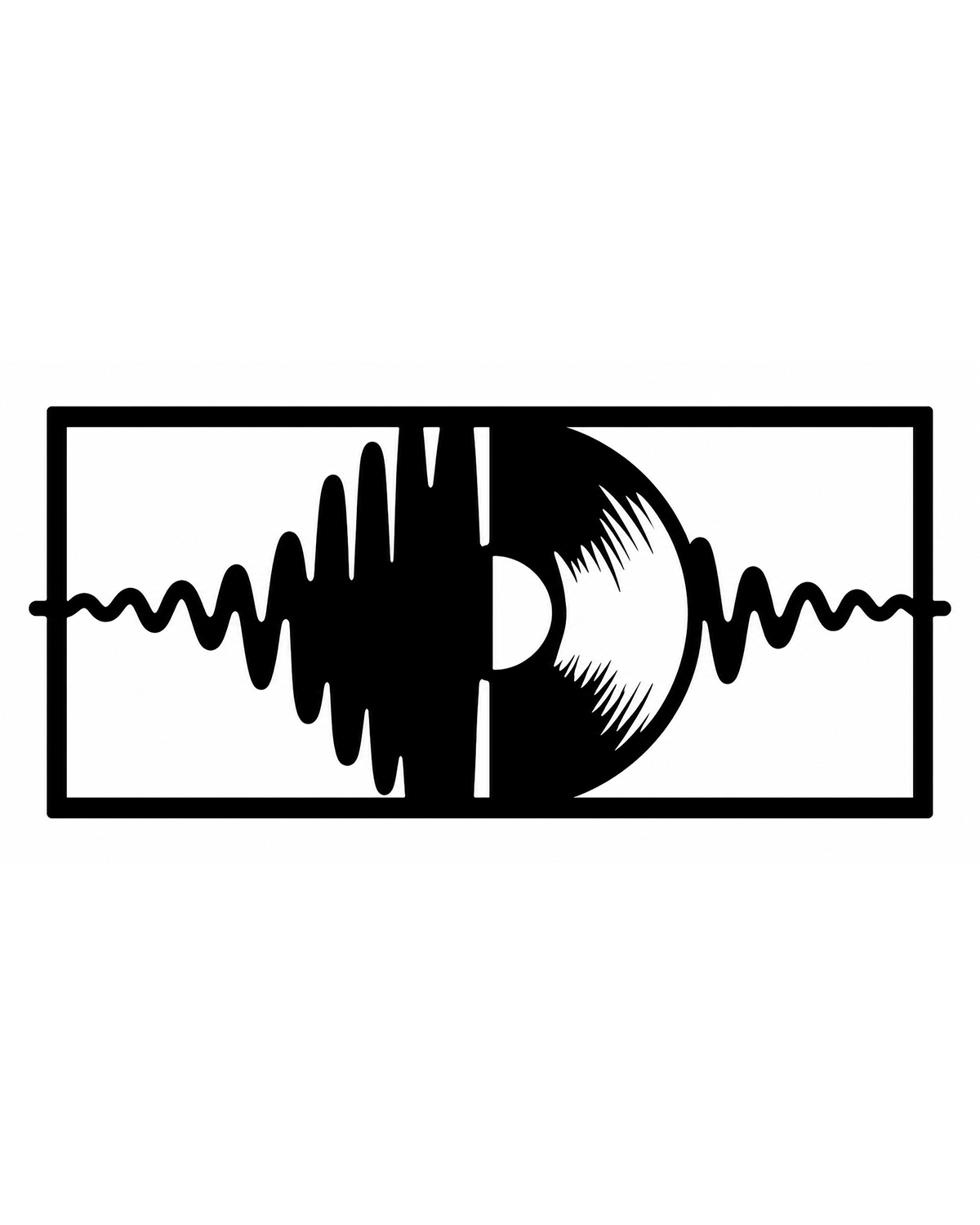 Vinyl Soundwave Wall Art
