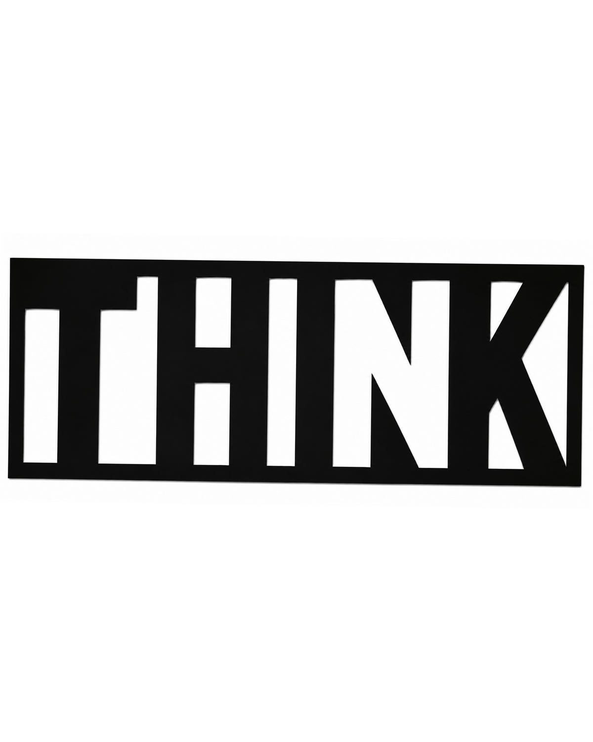 THINK Typography Wall Art