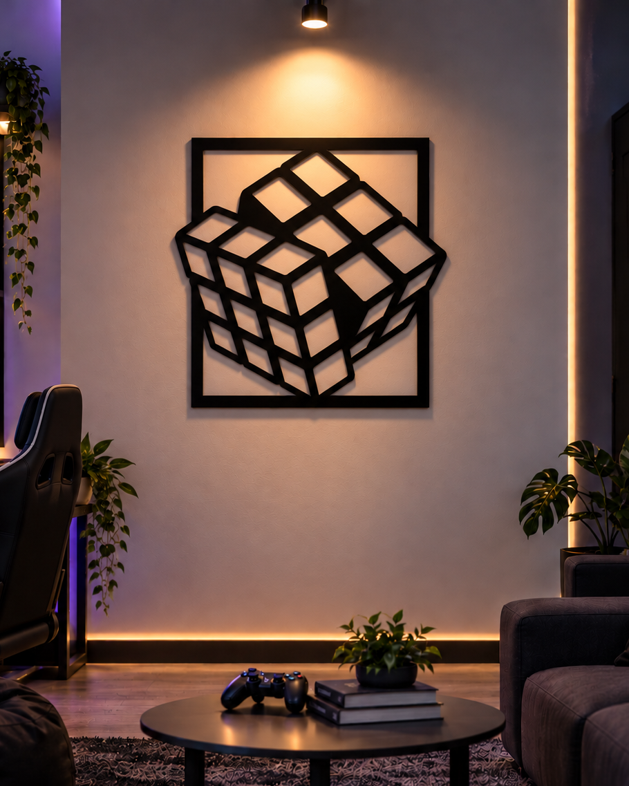 Rubik's Cube Wall Art